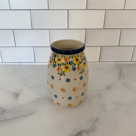 Sunshine Milk Bottle Vase 5"