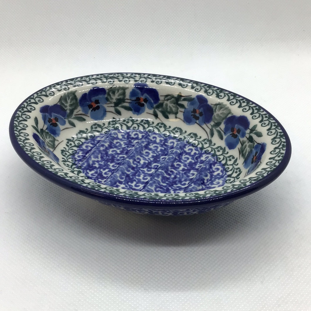 Winter Viola Soap Dish