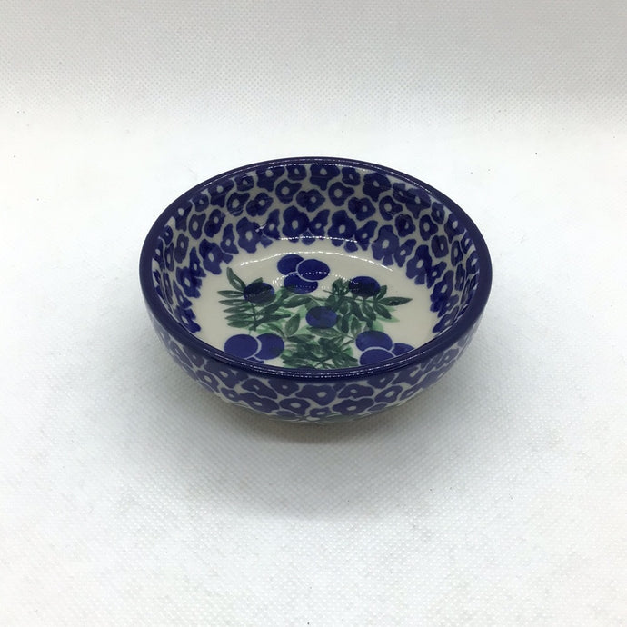 Blue Berries Tiny Round Bowl 3.5