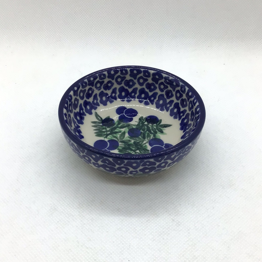 Blue Berries Tiny Round Bowl 3.5