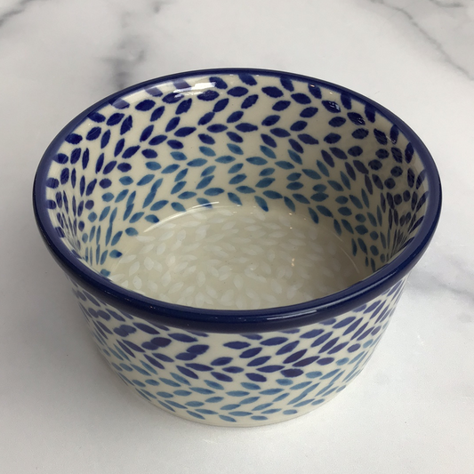 Blue Wreath Ramekin