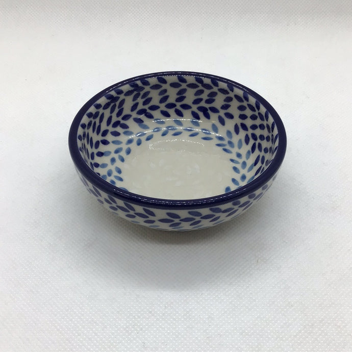 Blue Wreath Tiny Round Bowl 3.5