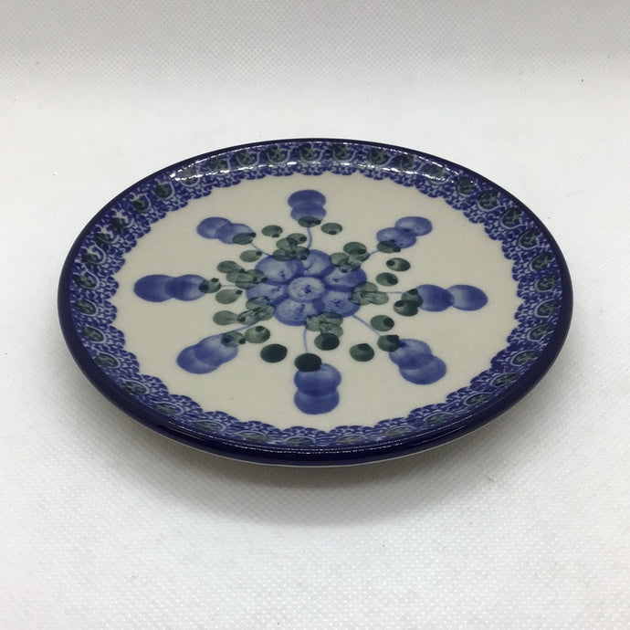 Blue Poppy Bread Plate 5