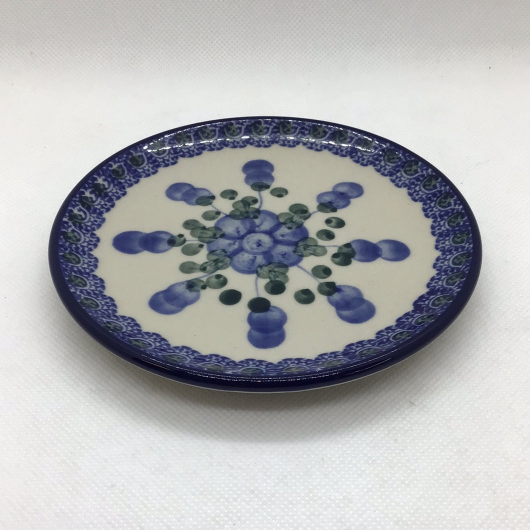 Blue Poppy Bread Plate 5