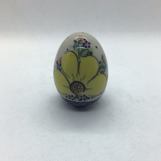 Polish Stoneware Easter Bunny -- Dainty Daisy Bunny - The Polish Pottery  Shoppe