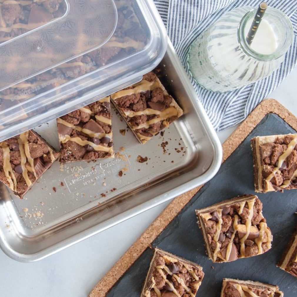 Rectangle Cake Pan with Lid 9x13