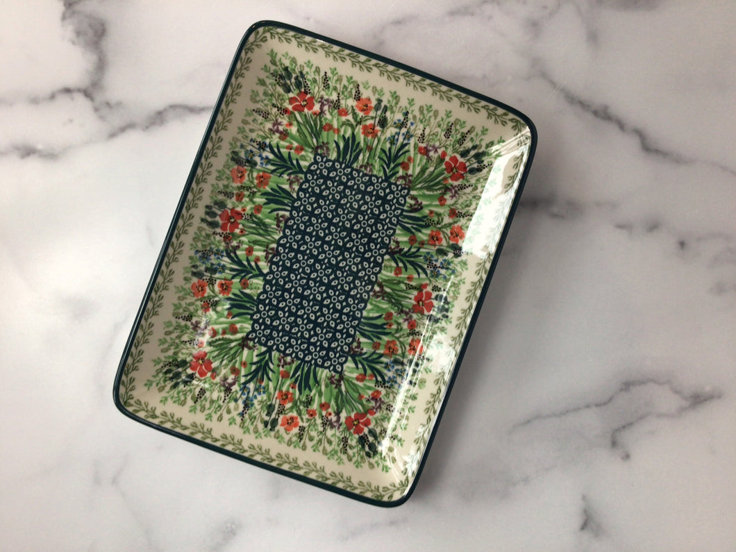 U4335 Field of Flowers Rectangular Tray