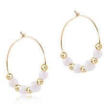Load image into Gallery viewer, ENewton Beaded Grateful Bliss Gemstone Hoop Collection 1.25&quot;