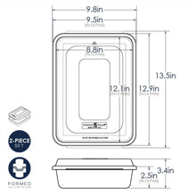 Load image into Gallery viewer, Rectangle Cake Pan with Lid 9x13