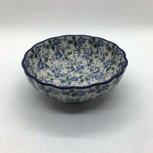 Sapphire Scalloped Bowl 4.5"