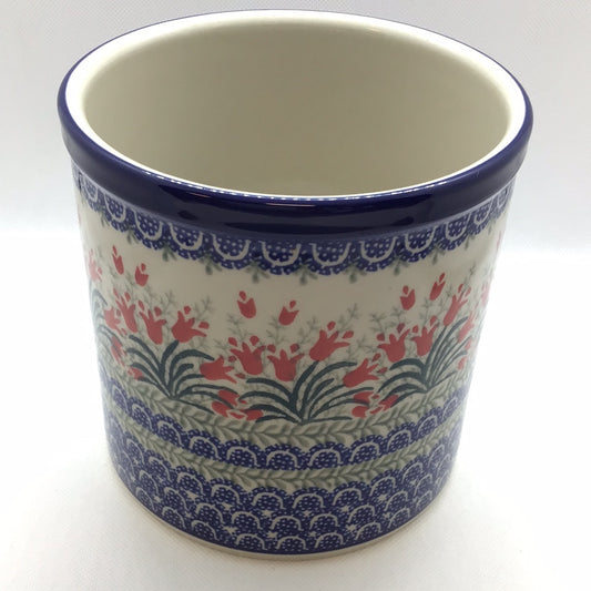 Crimson Bells Utensil Pot 5.5"