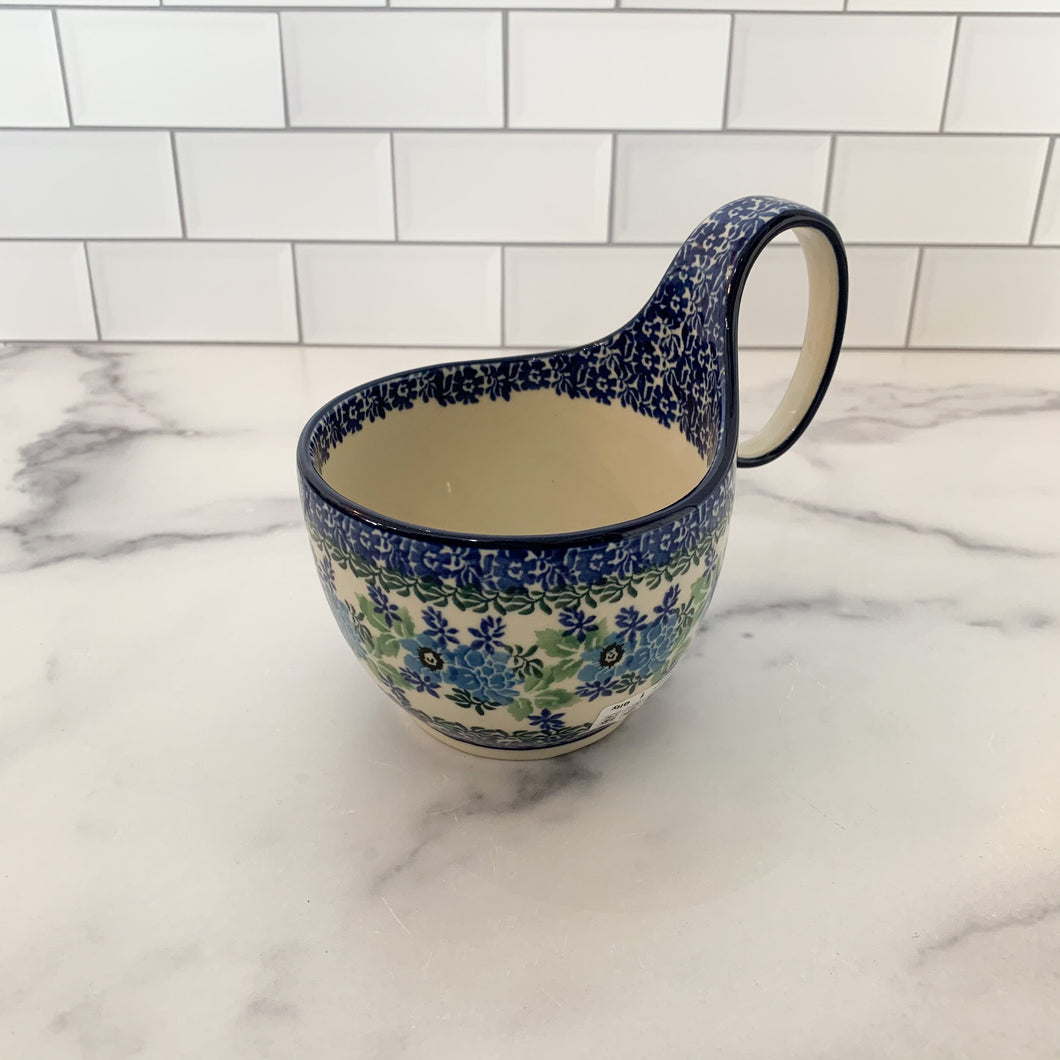 Wild Indigo Bowl w/ Loop Handle