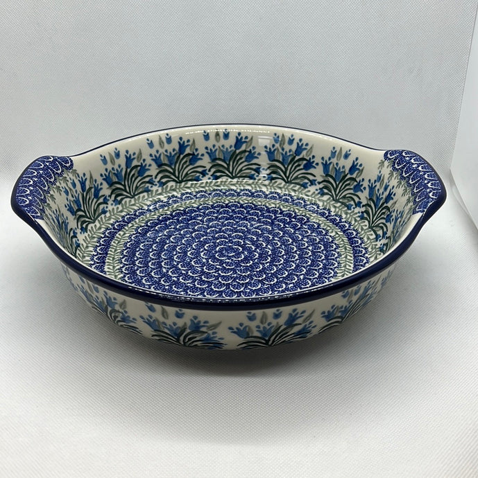 Blue Bells Round Baker w/Grips 10