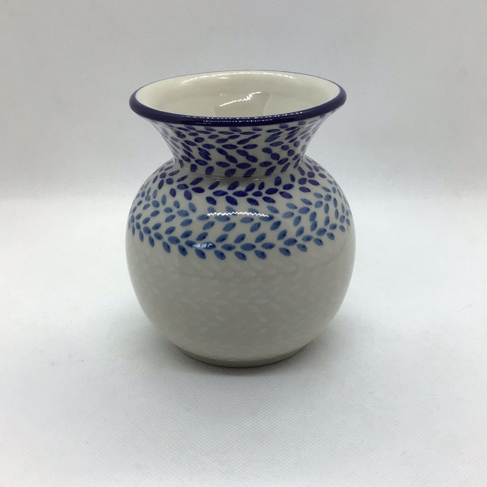Blue Wreath Bubble Vase