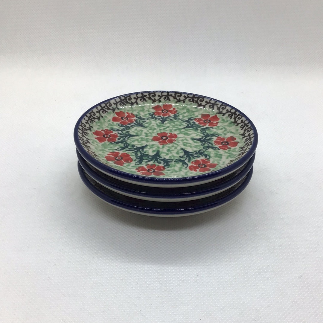 Red Daisies Coaster 4"