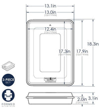 Load image into Gallery viewer, High-Sided Sheet Cake Pan with Lid