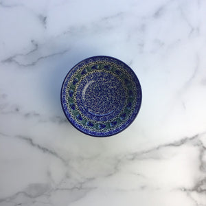 Peacock Feather Soup/Cereal Bowl 6"
