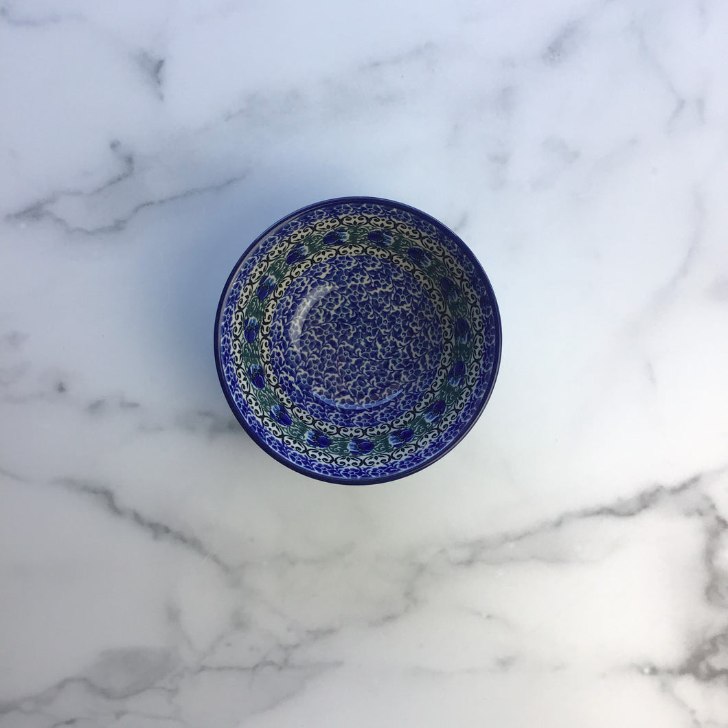 Peacock Feather Soup/Cereal Bowl 6