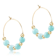 Load image into Gallery viewer, ENewton Beaded Grateful Bliss Gemstone Hoop Collection 1.25&quot;