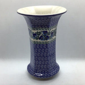 Winter Viola Vase 9.5"