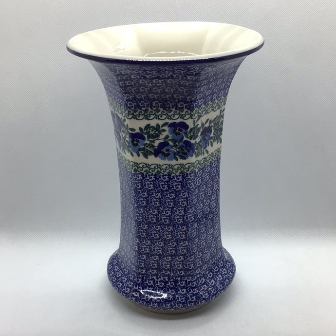 Winter Viola Vase 9.5