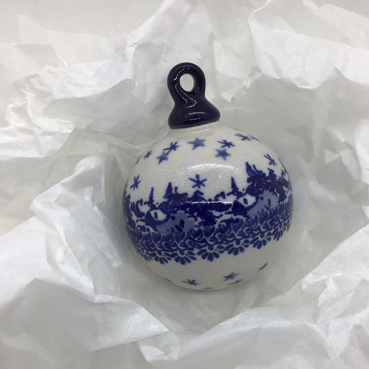 Starry Night Round Ornament 2.5"