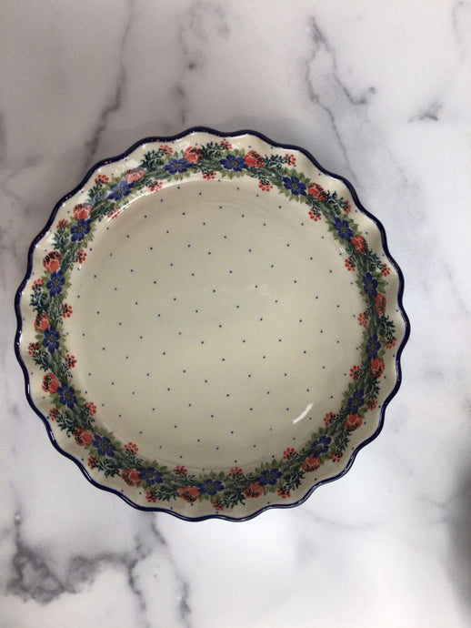 Garden Party Fluted Pie Plate 10