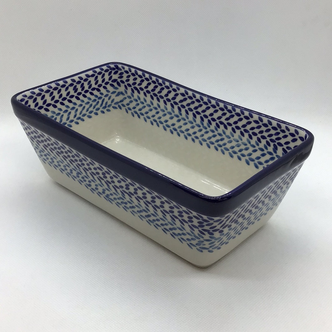 Blue Wreath Loaf Pan