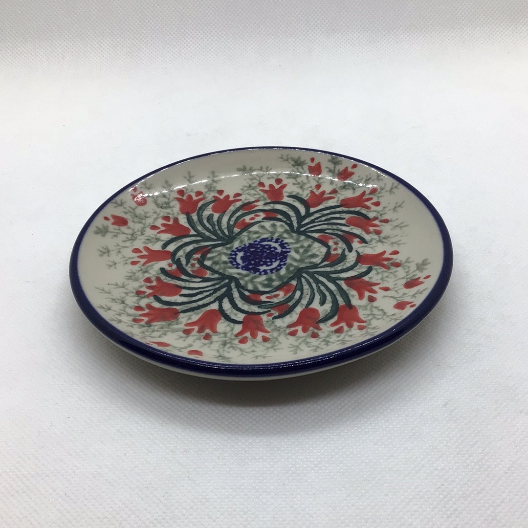 Crimson Bell Bread Plate 5"