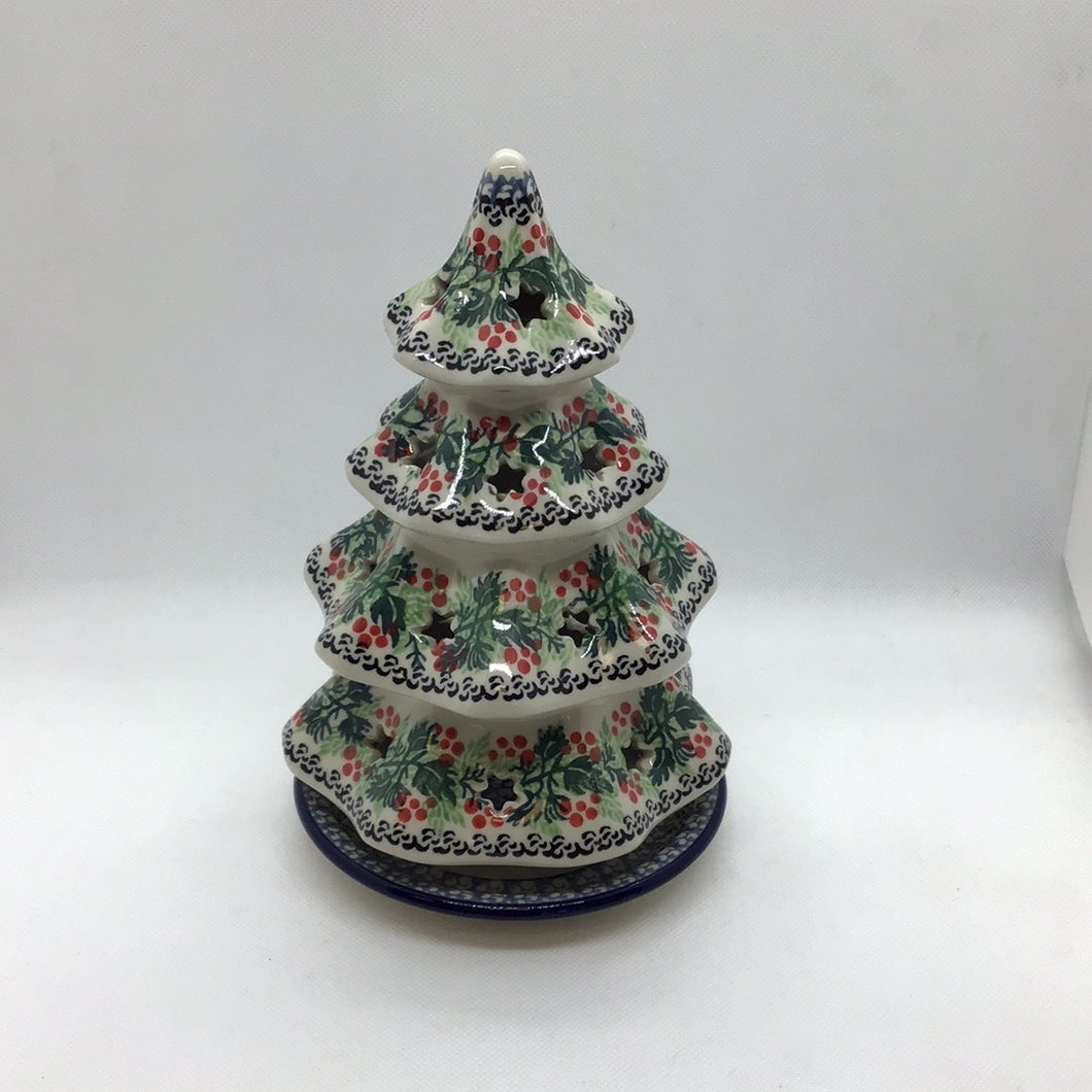 Holly Berry Christmas Tree Luminary 8