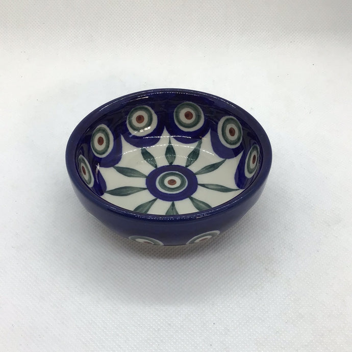 Traditional Peacock Tiny Round Bowl 3.5