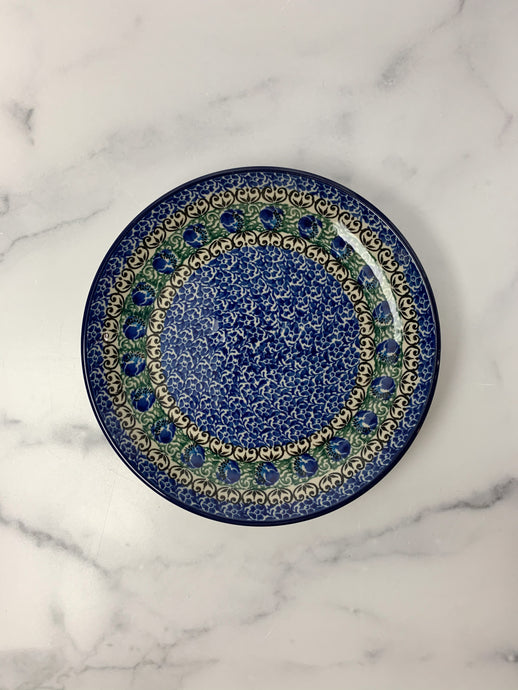 Peacock Feather Salad/Dessert Plate 8