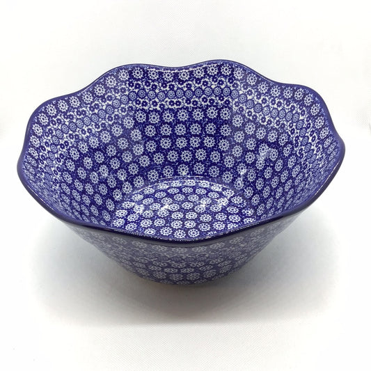 Midnght Wavy Edge Bowl 10"