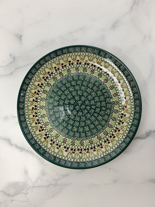 Green Ribbon Dinner Plate