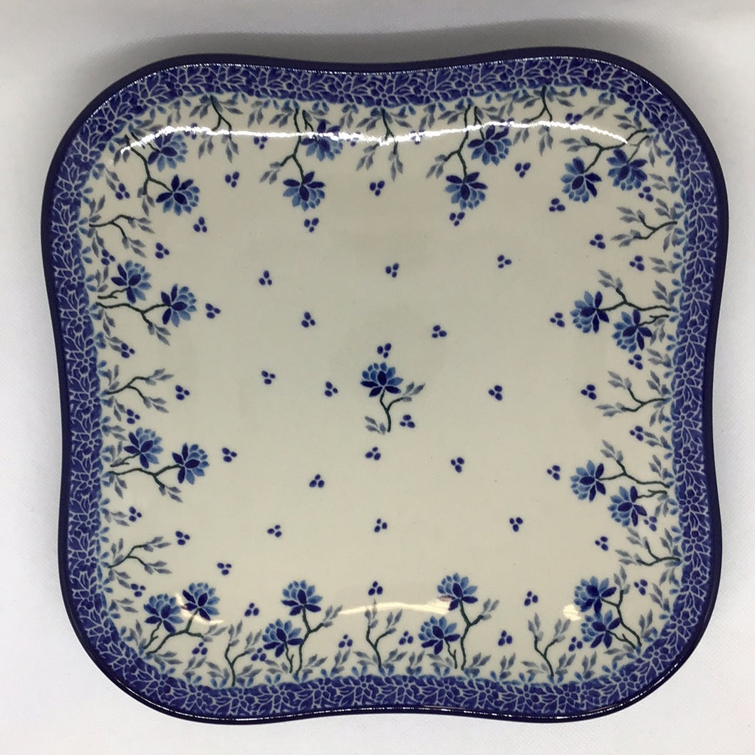 Clover Fields Fluted Square Tray 9.5