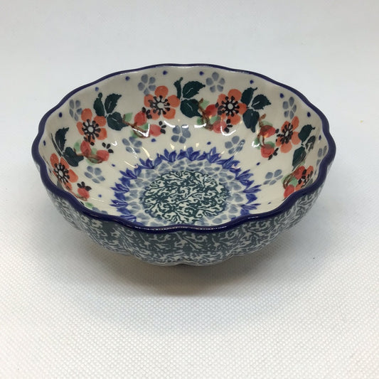 Cherry Blossoms Scalloped Bowl 4.5"