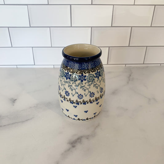 Amazing Lace Milk Bottle Vase 5"