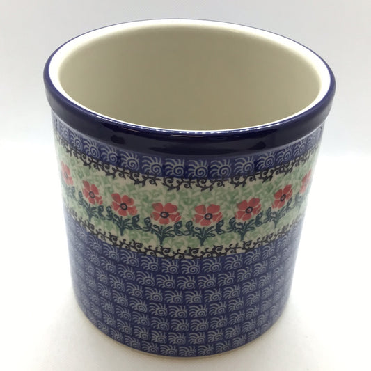 Red Daisies Utensil Pot 5.5"