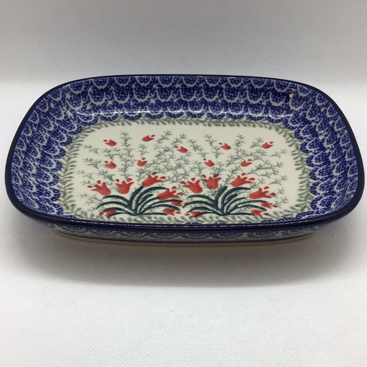 Crimson Bells Sandwich Tray