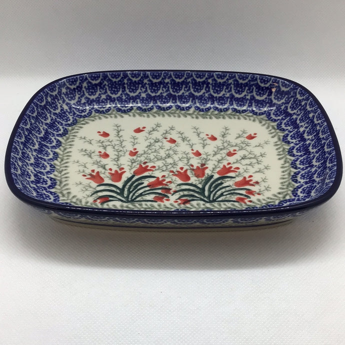 Crimson Bells Sandwich Tray