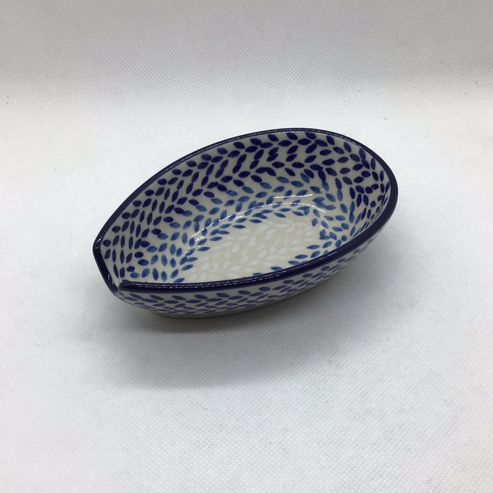 Blue Wreath Spoon Rest