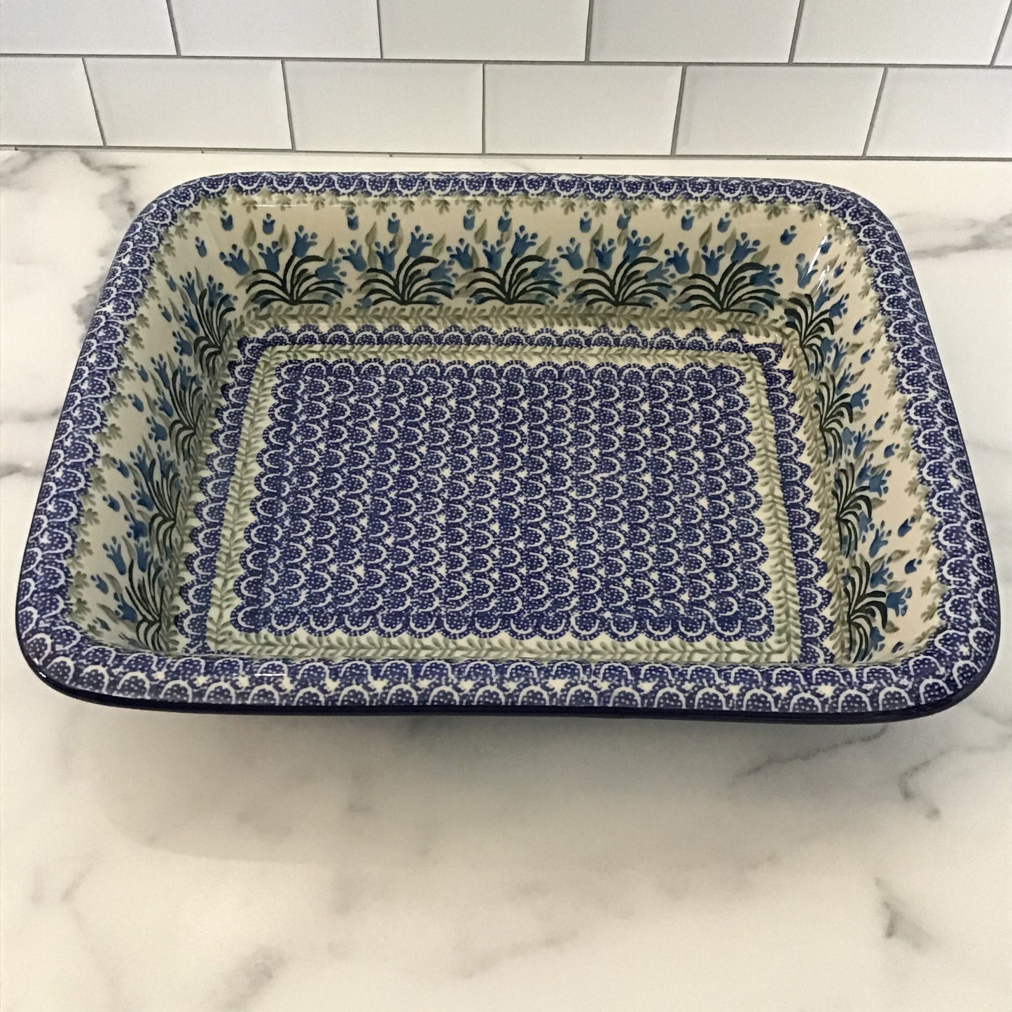 Blue Bells Lasagna Baker