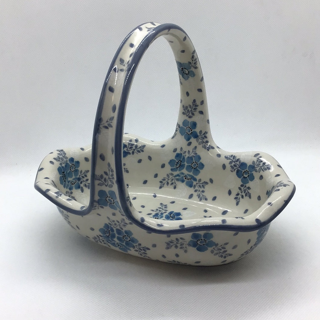 Blue Floral Easter Basket 8