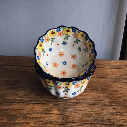 Sunshine Small Fluted Bowl