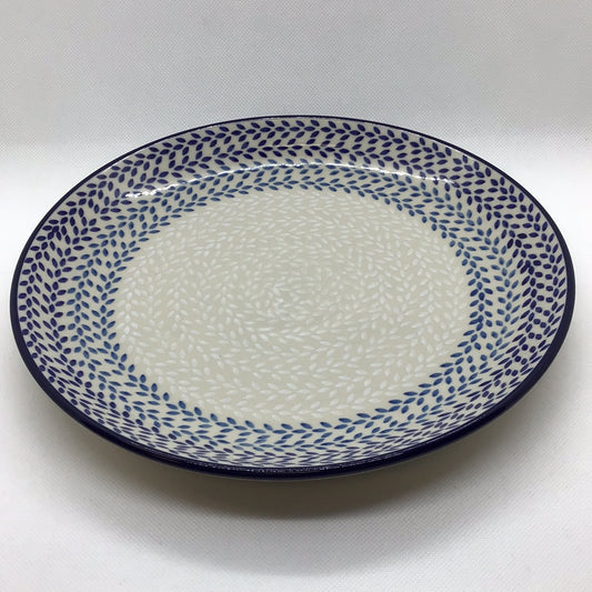Blue Wreath Dinner Plate 10"