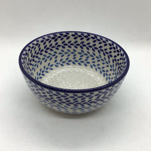 Blue Wreath Ice Cream Bowl 4.5'