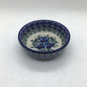 Winter Viola Tiny Round Bowl 3.5"