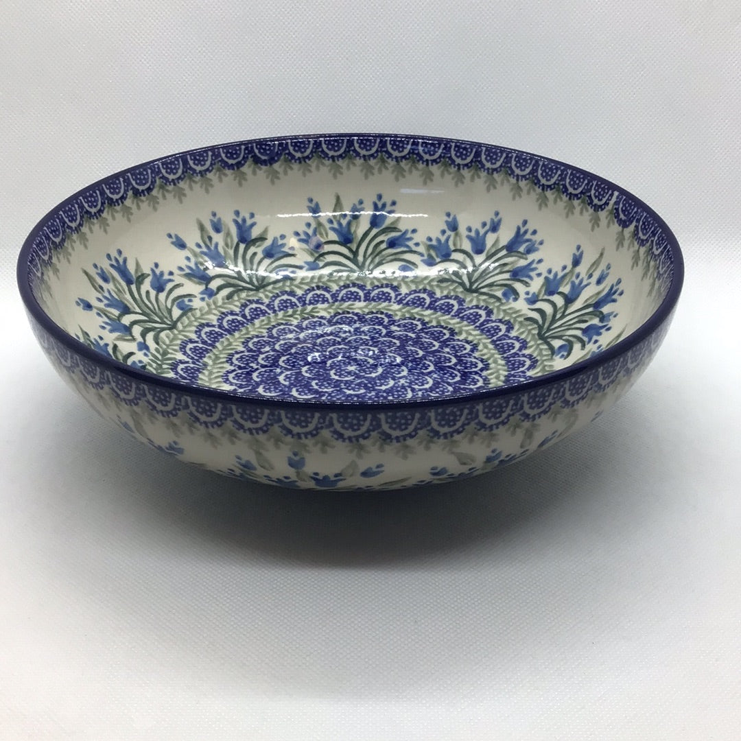 Blue Bells Shallow Serving Bowl 9"
