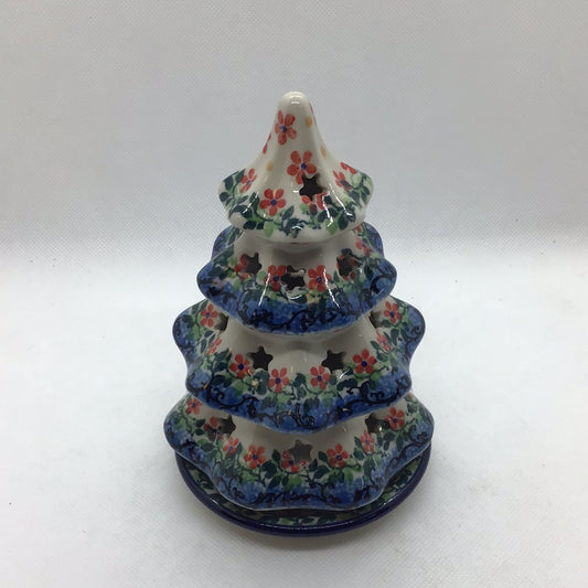 Cherries Jubilee Christmas Tree Luminary 6"